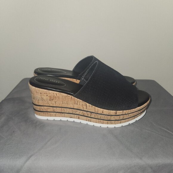 Nine West Reagan Platform Peep Toe Sandals - Picture 3 of 4